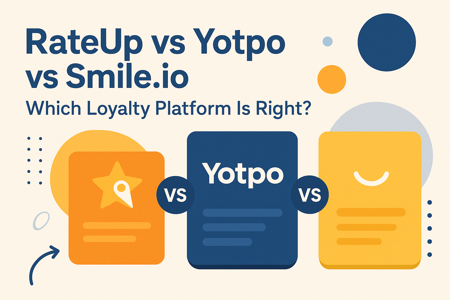 RateUp vs Yotpo vs Smile.io — Which Loyalty Platform Is Right for 2025?