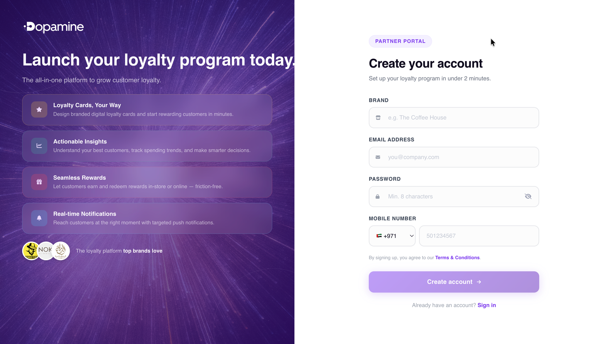Dopamine WhatsApp Loyalty Program