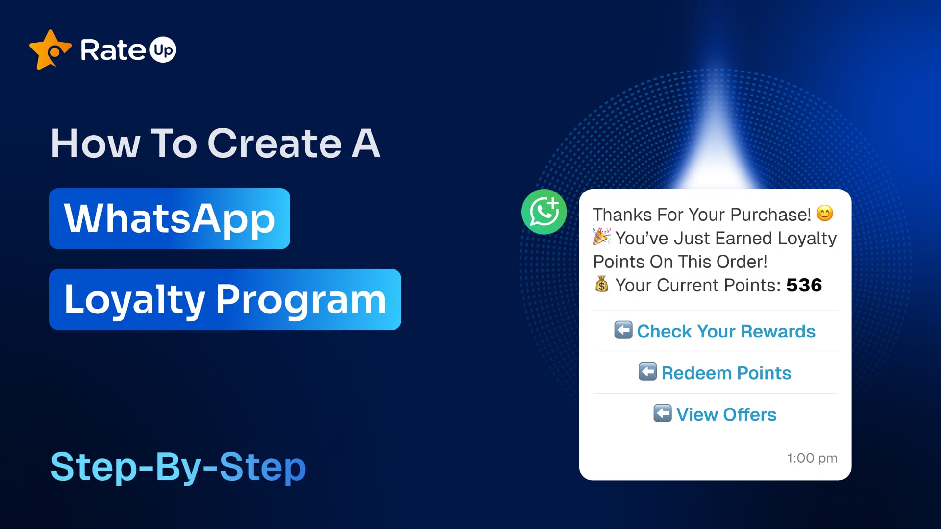 How to Create a WhatsApp Loyalty Program with RateUp